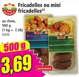 Norma Fricadelles ou mini fricadelles aanbieding
