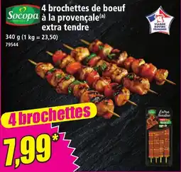Norma Socopa 4 brochettes de boeuf à la provençale aanbieding