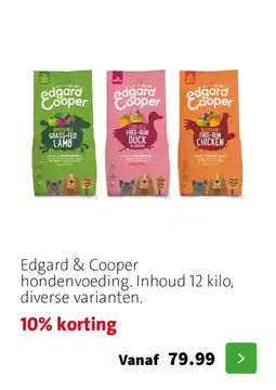 Intratuin Edgard & Cooper hondenvoeding aanbieding