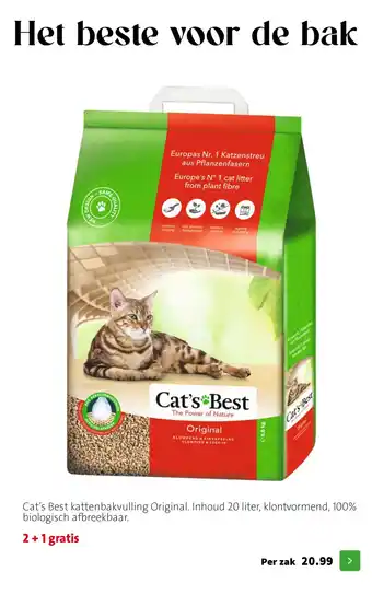 Cat's Best kattenbakvulling Original