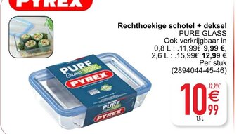 Cora Rechthoekige schotel + deksel aanbieding