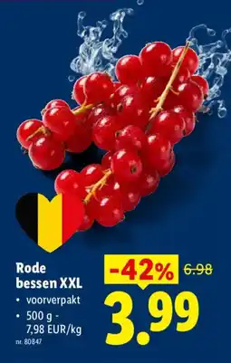 Lidl Rode bessen XXL aanbieding