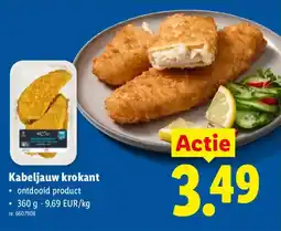 Lidl Kabeljauw krokant aanbieding