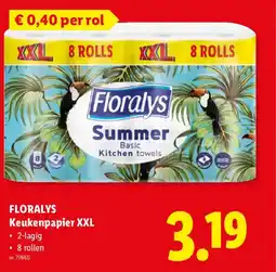 Lidl Floralys Keukenpapier XXL aanbieding