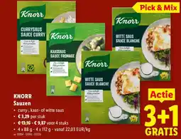 Lidl Knorr Sauzen aanbieding