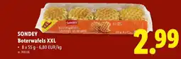 Lidl Sondey Boterwafels XXL aanbieding