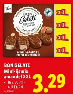 Lidl Bon Gelati Mini-ijsmix amandel XXL aanbieding