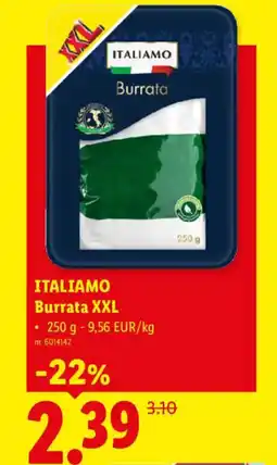 Lidl Italiamo Burrata XXL aanbieding