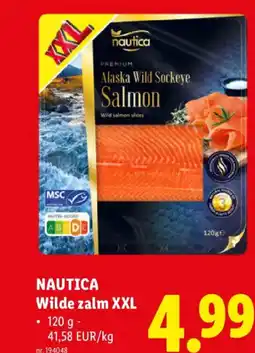 Lidl Nautica Wilde zalm XXL aanbieding
