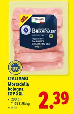 Lidl Italiamo Mortadella Bologna IGP XXL aanbieding