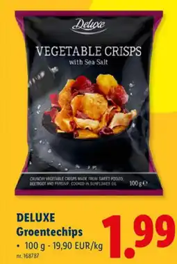 Lidl Deluxe Groentechips aanbieding