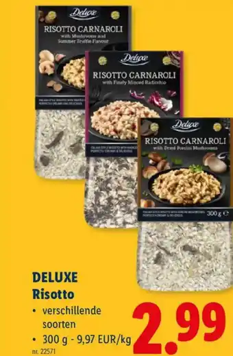 Lidl Deluxe Risotto aanbieding