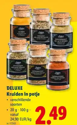 Lidl Deluxe Kruiden in potje aanbieding