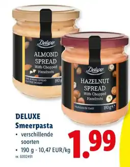 Lidl Deluxe Smeerpasta aanbieding
