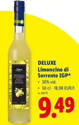 Lidl Deluxe Limoncino di Sorrento IGP aanbieding
