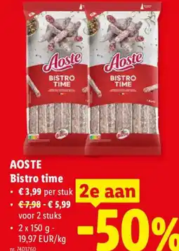 Lidl Aoste Bistro Trime aanbieding