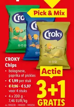 Lidl Crocky Chips aanbieding