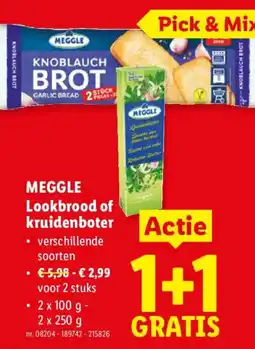 Lidl Megle Lookbrood of kruidenboter aanbieding