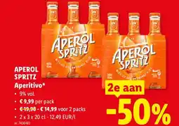 Lidl Aperol Spritz Aperitivo aanbieding