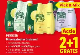 Lidl Perrier Mineraalwater bruisend aanbieding