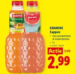 Lidl Granini Sappen aanbieding