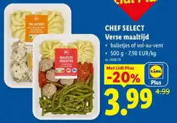Lidl Chef Select Verse maaltijd aanbieding