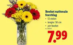 Lidl Boeket nationale feestdag aanbieding