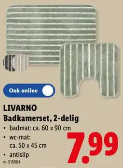 Lidl Livarno Badkamerset aanbieding