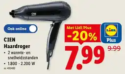 Lidl Cien Haardroger aanbieding