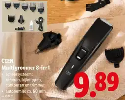 Lidl Cien Multigroomer 8-in-1 aanbieding