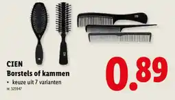Lidl Cien Borstels of kammen aanbieding