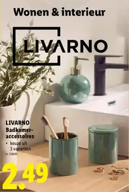 Lidl Livarno Badkamer accessoires aanbieding