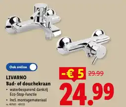 Lidl Livarno Bad of douchekraan aanbieding
