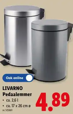 Lidl Livarno Pedaalemmer aanbieding