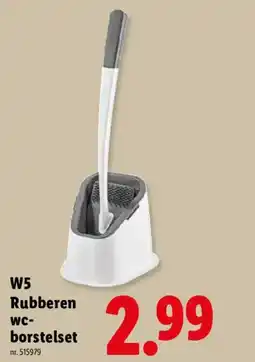 Lidl W5 Rubberen WC- borstelset aanbieding