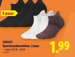 Lidl Crivit Sportsneakersokken aanbieding