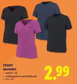 Lidl Crivit Sportshirt aanbieding