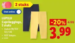 Lidl Lupilu Caprileggings aanbieding