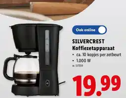 Lidl Silvercrest Koffiezetapparaat aanbieding