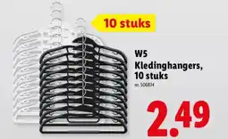 Lidl W5 Kledinghangers aanbieding