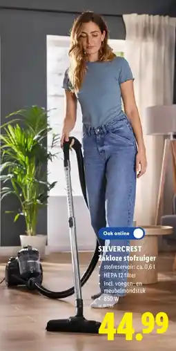 Lidl Silvercrest Zakloze stofzuiger aanbieding