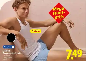 Lidl Esmara Onderhemden aanbieding