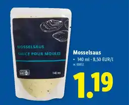 Lidl Mosselsaus aanbieding