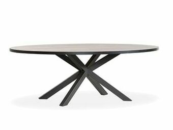 Deba Meubelen Tafel ovaal SCARLET - Old teak Hout aanbieding