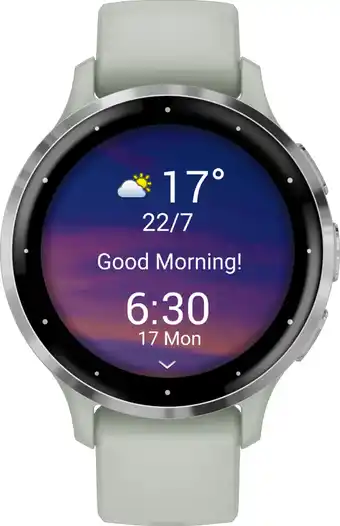 Coolblue Garmin Venu 3S Zilver/Groen aanbieding