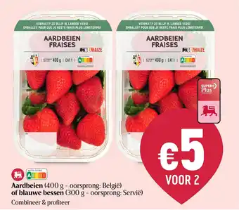Aardbeien of blauwe bessen