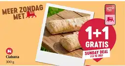Delhaize Ciabatta aanbieding