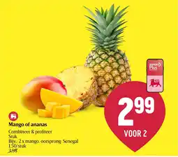 Delhaize Mango of ananas aanbieding