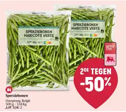 Delhaize Sperziebonen aanbieding