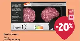 Delhaize Iberico burger aanbieding